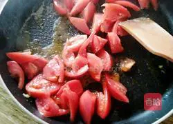 Illustration of how to make tomatoes and eggs 8