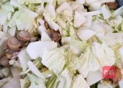 Illustration of how to make cabbage and scallops 5