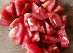 Illustration of tomato stewed beef brisket 1