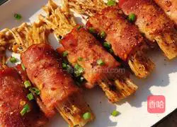 Enoki mushroom bacon roll recipe 10