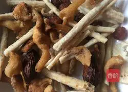 Illustration of braised mutton with ginseng and jade bamboo 2