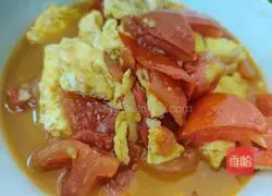 Illustration of how to make scrambled eggs with tomatoes 10