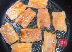 Illustration of Korean lettuce wraps with bacon and fresh fruit 6