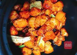 Illustration of how to make braised pork with oily tofu 8