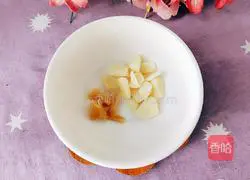 Fried lotus root with shrimps Illustration of Ding's practice 3