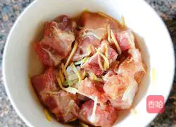 Illustration of steamed pork ribs 4