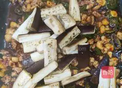 Illustration of how to make super delicious minced meat and eggplant pot bento 9