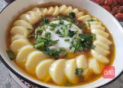 Illustration of how to make Tamago Tofu Steamed Pork 9