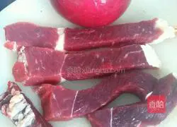 Illustration of how to make beef and radish 1