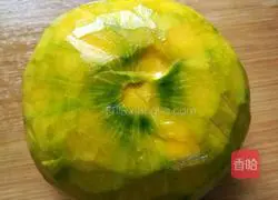 Pumpkin Illustration of how to make minced meat puree 1