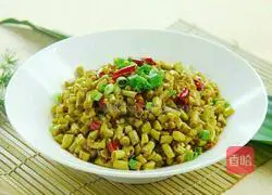 Illustration of how to make minced pork and beans 8