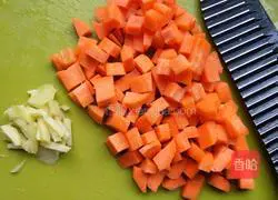 Illustration of how to make fried chicken with edamame rice 4