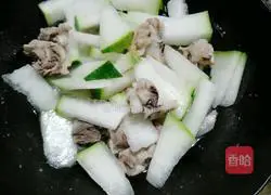 Illustration of how to make braised winter melon with tube bones 10