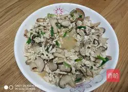 Illustration of how to make stir-fried chicken breasts with mushrooms 8