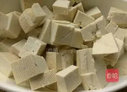 Illustration of how to make chopped pepper tofu 1