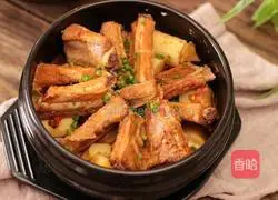 Yam Pork Ribs Pot Recipe Illustration 7
