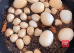 Illustration of braised quail eggs (eggs) 9