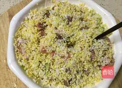 Illustration of how to make glutinous millet steamed pork ribs 15