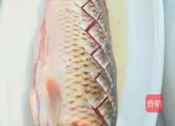 Illustration of how to make dry roasted fish 2