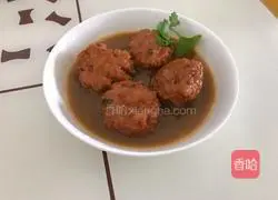 Illustration of Braised Lion Head 6