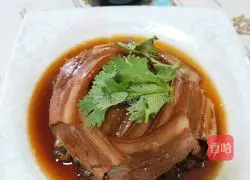 Illustration of how to make pork with pickles and vegetables 5