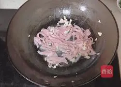 Illustration of American ham and stir-fried vegetable roots 6