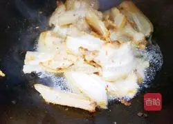 Illustration of how to make twice-cooked pork with green garlic 6