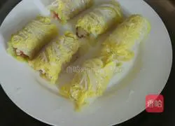 Illustration of how to make baby vegetable meat rolls 4