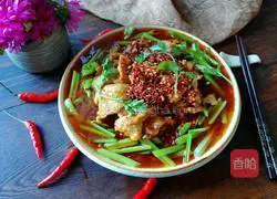 Illustration of how to make boiled pork slices 4