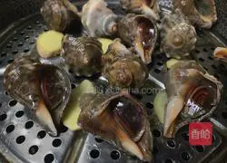 Illustration of steamed conch 4