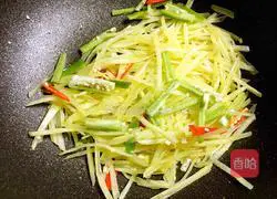 Vinegar shredded potatoes Illustration of how to do it 6