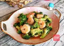 Illustration of how to make shrimp and broccoli 12