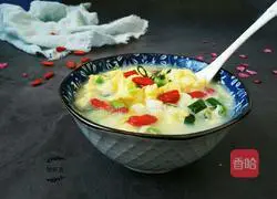 Illustration of how to make green onion and hibiscus eggs for weight loss breakfast 11
