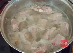 Illustration of braised pork ribs 1