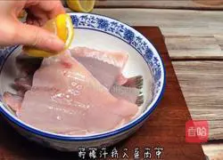 Illustration of how to make butter-fried seabass 2