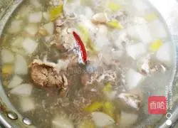 Illustration of braised pork bones 5