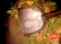 Illustration of how to make luffa and scrambled eggs 8