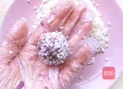 Purple sweet potato pearl meatballs recipe 6