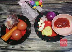 #Hebei hometown cuisine#Illustration of how to make tomato stewed beef brisket 1