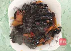 Illustration of how to make fried pork slices with fungus 10