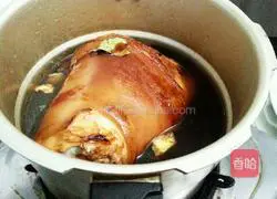 Illustration of braised elbow 6