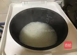 Illustration of how to make rice cooker rice cooker 5