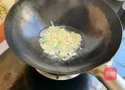 Illustration of how to make meat powder skin 10