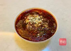 Illustration of home-style boiled beef slices 11