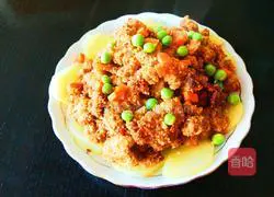 Illustration of Sichuan Spicy Rice Steamed Pork 14