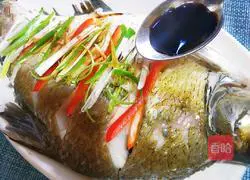 Illustration of how to make steamed bream 7