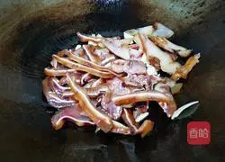 Double peppers Illustration of how to make air-dried pig ears 10