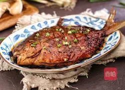 Illustration of braised pomfret 13