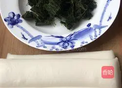 Illustration of how to make moss rice cake 1