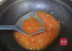 Illustration of how to make tomato shrimp balls 8